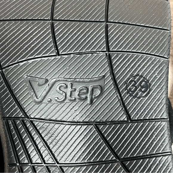 V-Step Adjustable Flip Flops Sandals-Black & Silver-Women’s 6.5 & 8.5-Casual-NEW - Picture 9 of 12